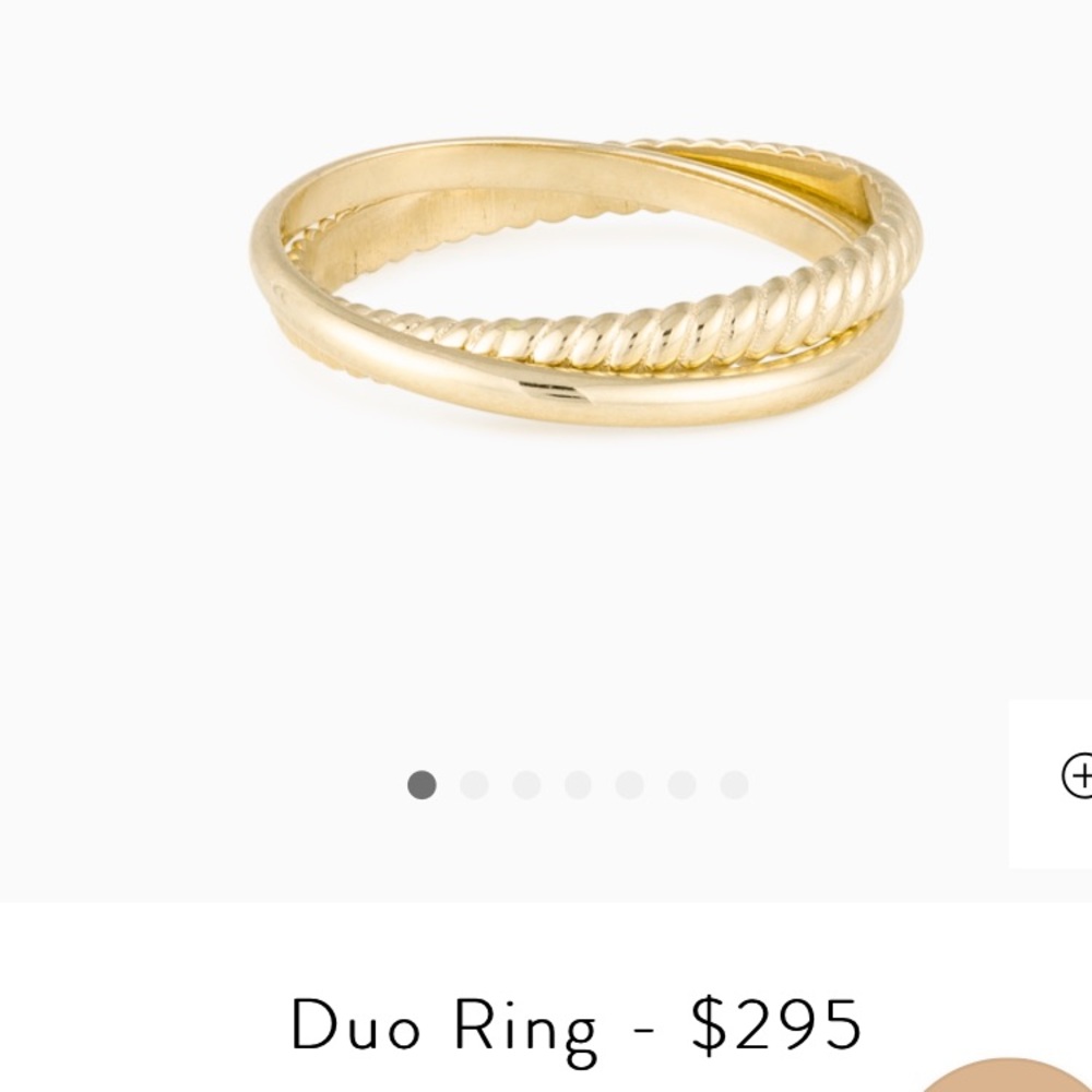 Mejuri Duo Ring, Size 5
